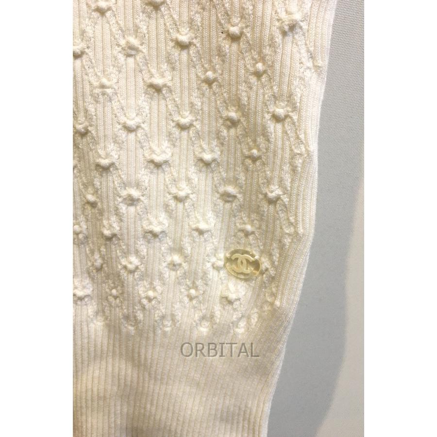 美品✨CHANEL パール　タートルネック　半袖　42 楽天市場】シャネル CHANEL 半袖ニット ニット 衣料品 トップス
