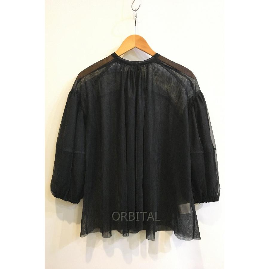 二子玉)CLANE クラネ シアーチュールバルーンスリーブトップス 