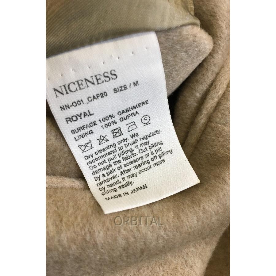 二子玉)NICENESS ナイスネス ROYAL カシミヤリバーコート 定価 二子玉)NICENESS ナイスネス ROYAL カシミヤリバーコート 定価