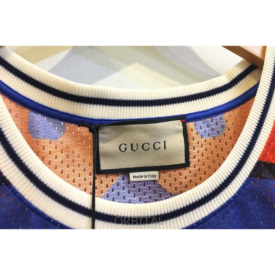 GUCCI グッチメンズナイロンメッシュボクサーパンツブルー