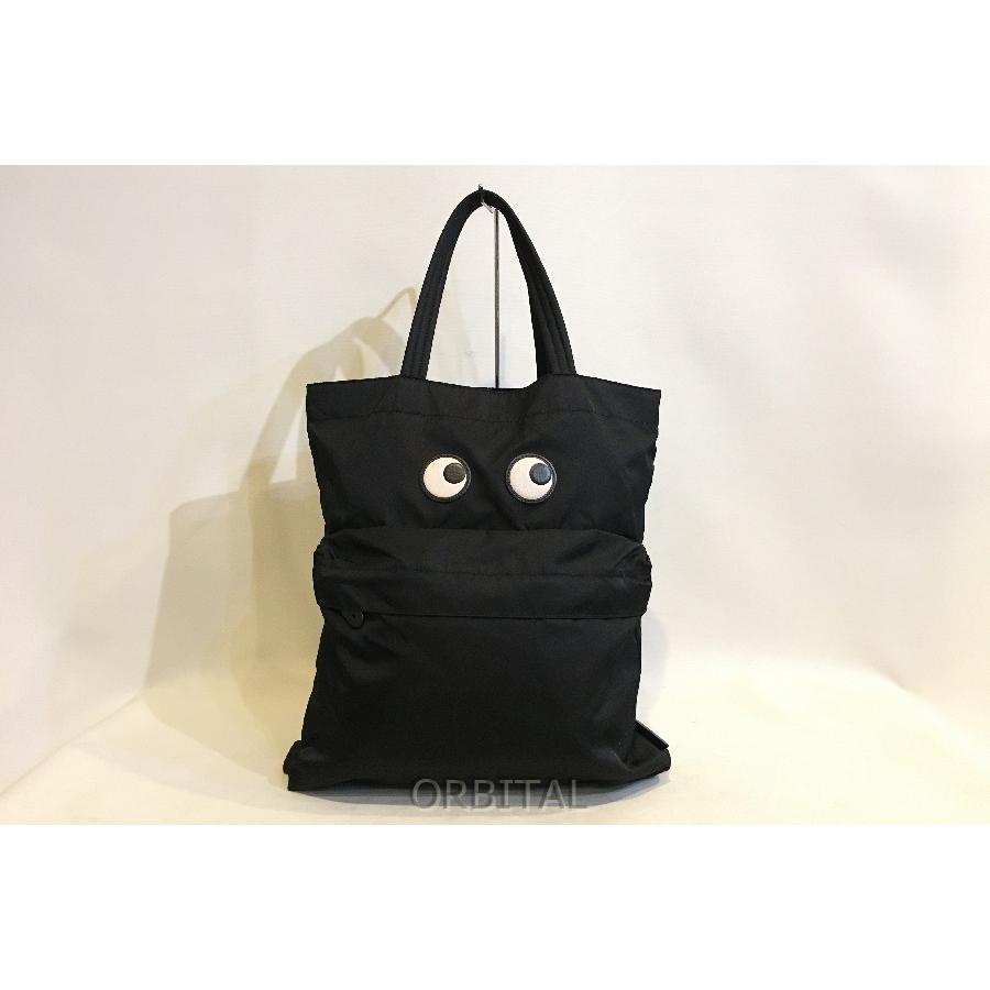 二子玉) ANYA HINDMARCH アニヤハインドマーチ ナイロンEYESトート