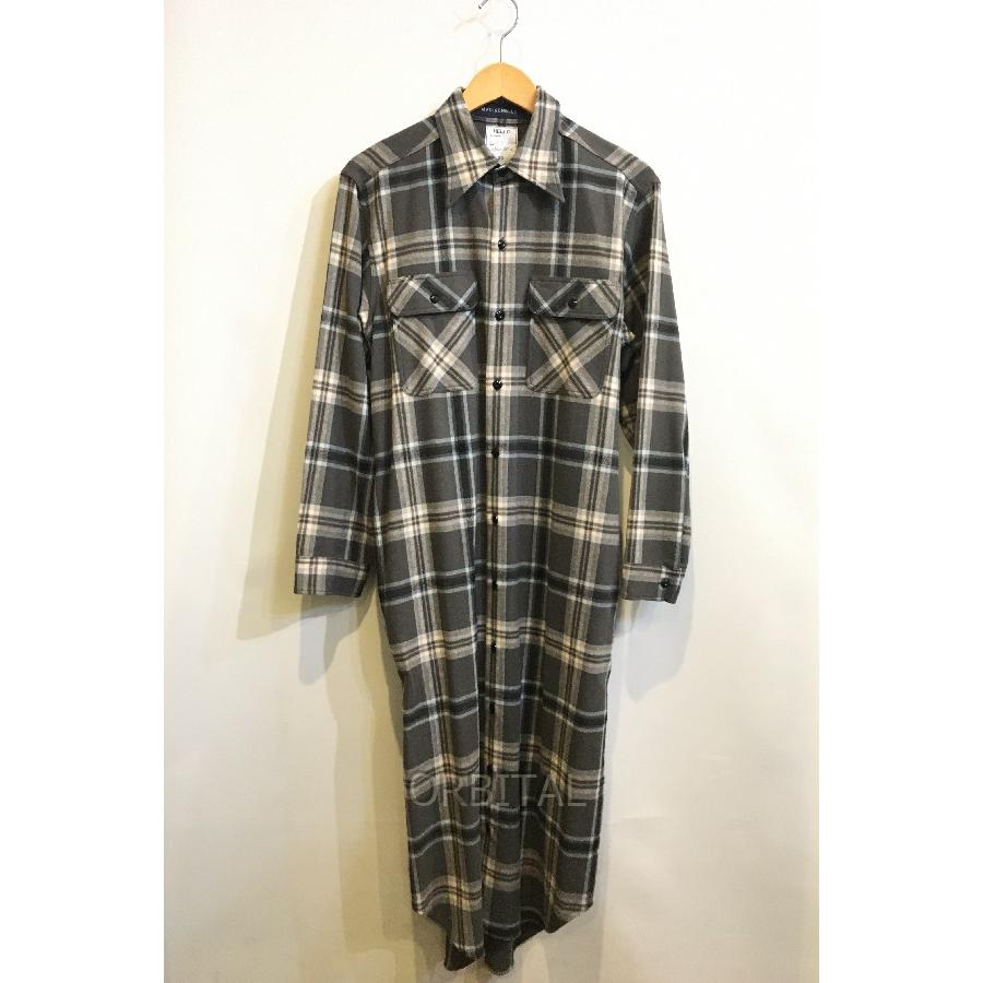 二子玉) MADISONBLUE マディソンブルー HAMPTON OP WOOL CHECK シャツ  