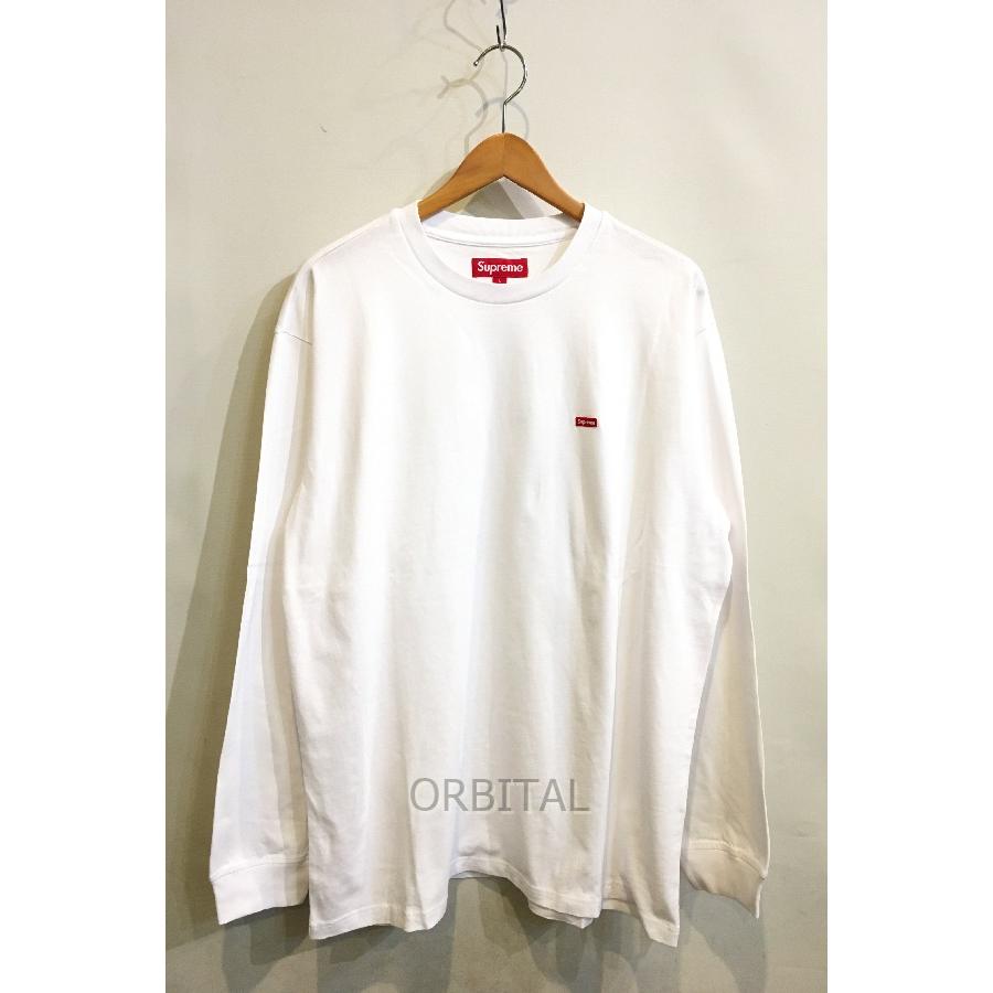 トップス Supreme Small Box Tee White 24SS M 二子玉)Supreme シュプリーム 24SS Small Box Logo L/S Tee ホワイト
