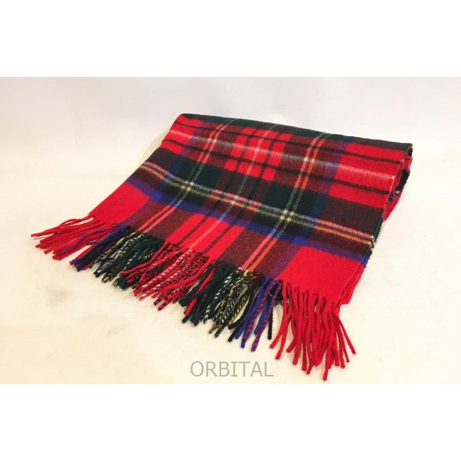 チェック柄　大判カシミアストール　スコットランド製　美品 二子玉) JOHNSTONS ジョンストンズ カシミヤ チェック 大判ストール