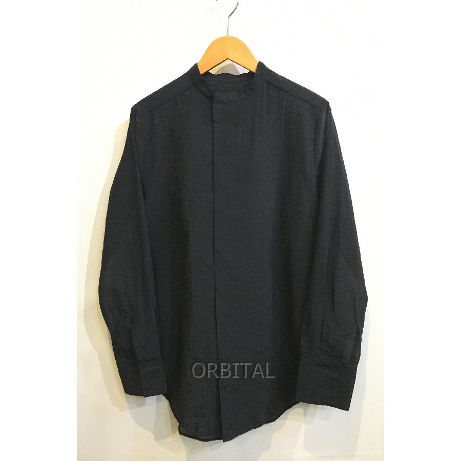 ENOF zip shirt / black 01