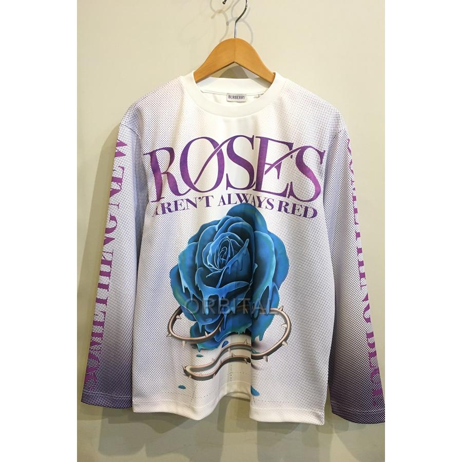 二子玉) Burberry バーバリー 23AW 未使用 ROSES Print Long Sleeve T