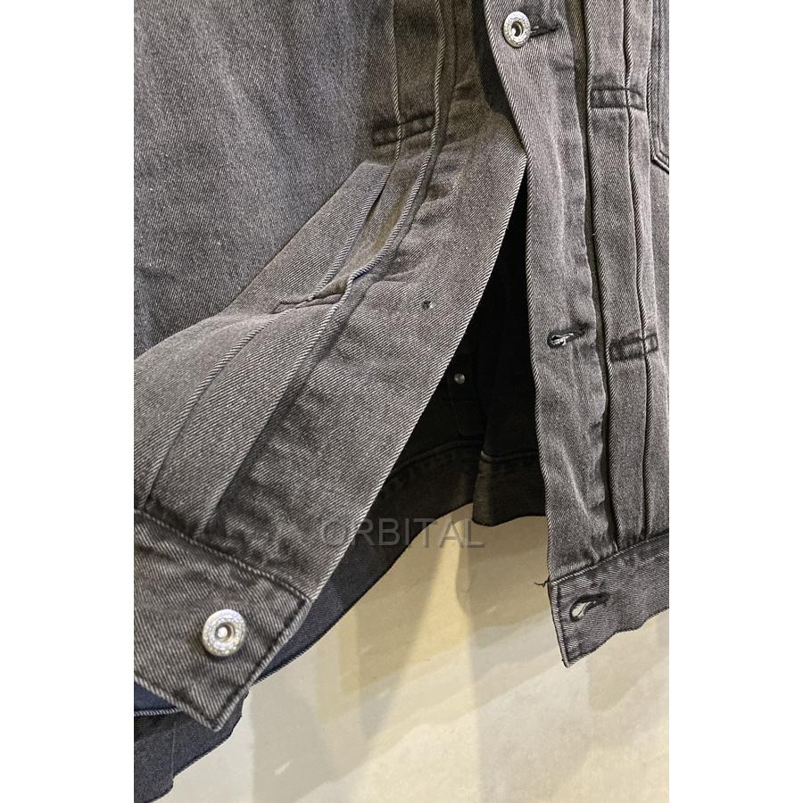 二子玉)SCARPETTA スカルペッタ 61 DENIM JACKET BLACK デニム