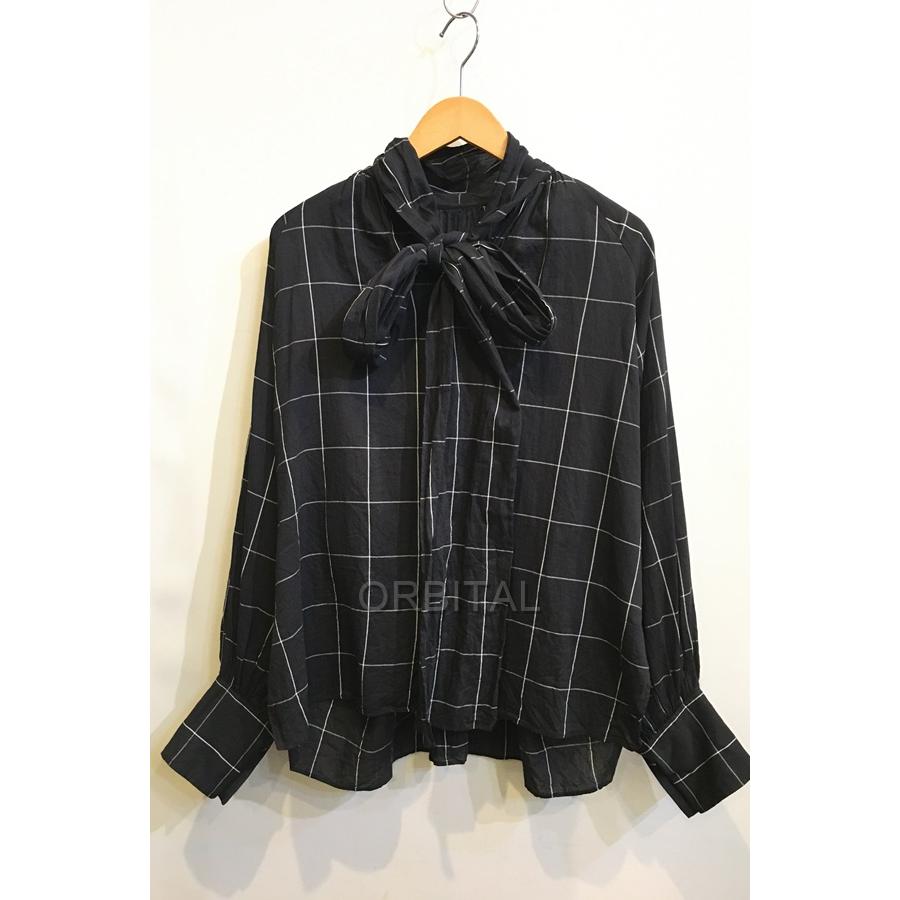 二子玉) Whim Gazette ウィムガゼット 24SS シアーチェックボウ 