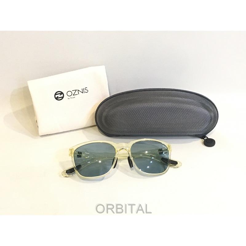OZNIS FLAT18 ウェリントン スポーツ モード サングラス ケース付き FLAT18 MAT BLACK TRUE VIEW - OZNIS