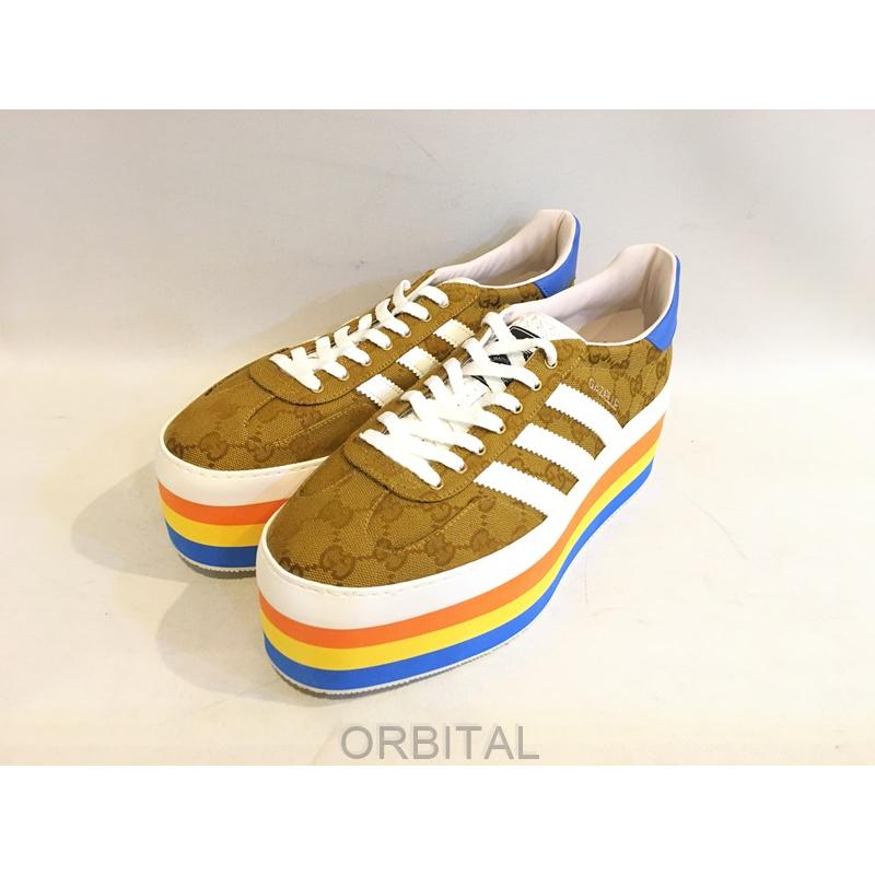 二子玉)adidas×GUCCI アディダス×グッチ 未使用 GGモノグラム Gazelle