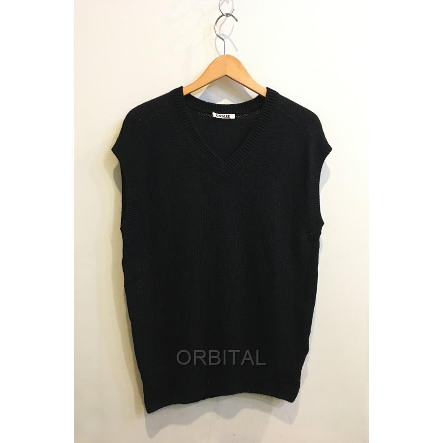 AURALEE ウールカシミヤシルクニットベスト AURALEE ウールカシミヤシルクニットベスト