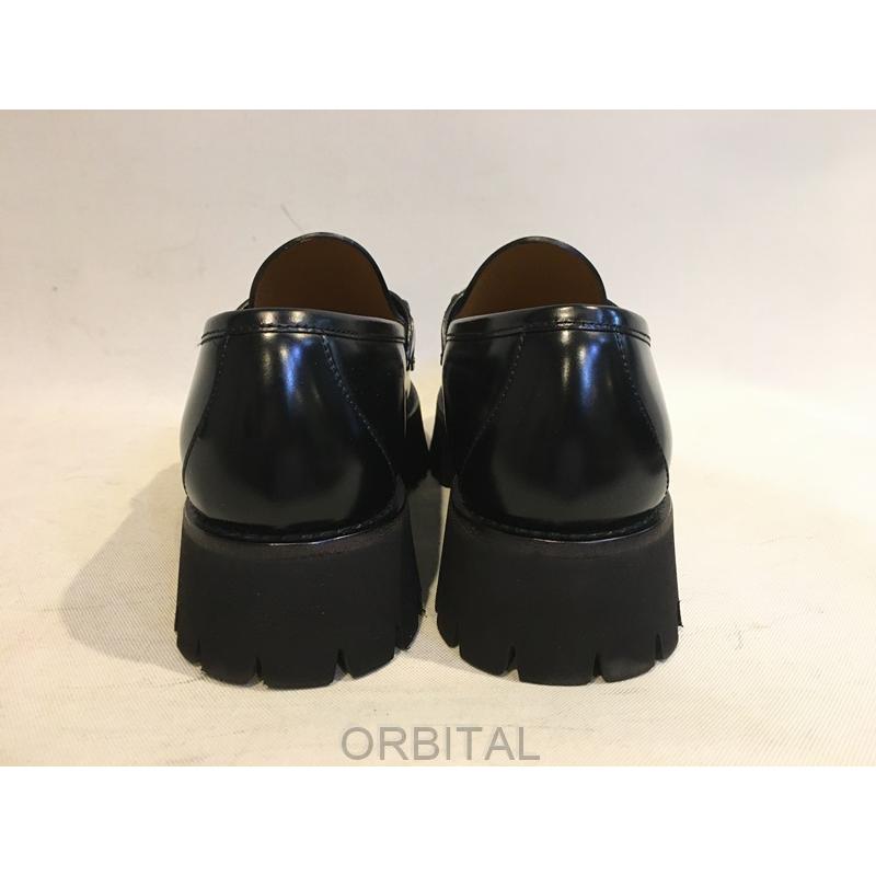 二子玉)GUCCI グッチ ホースビットローファー レザー プラットフォーム