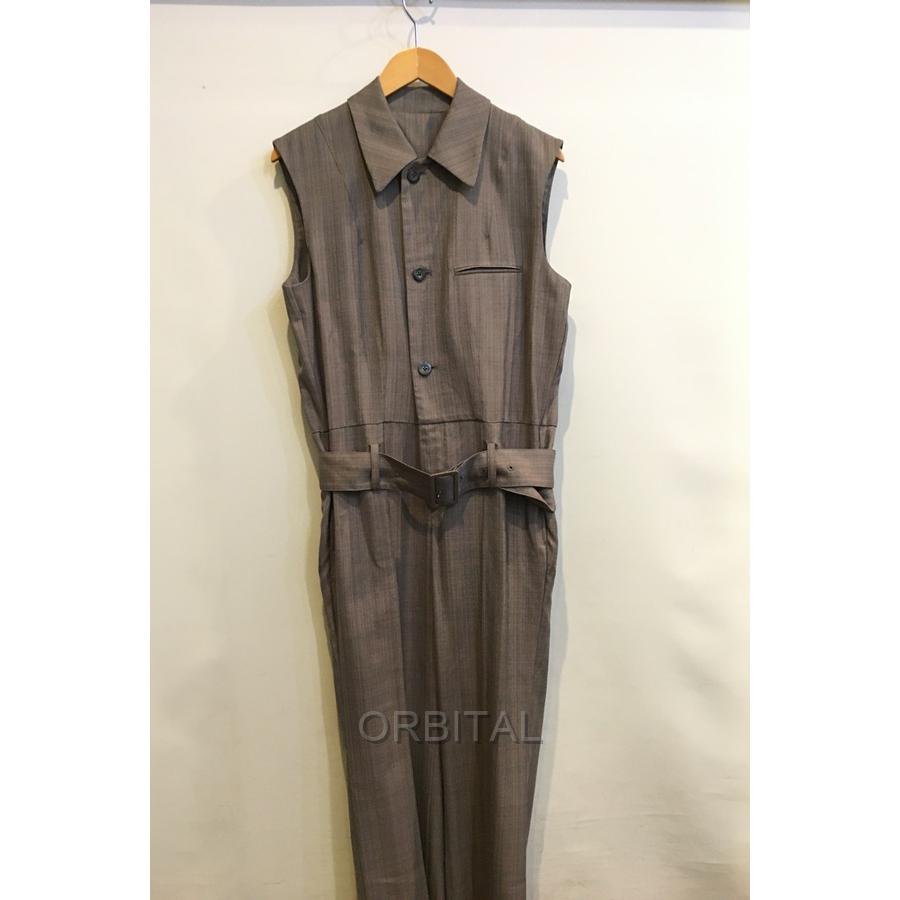 二子玉)soduk スドーク suiting jumpsuits ノースリーブジャンプスーツ