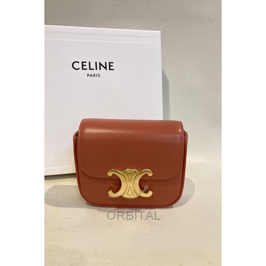 CELINE ミニ クロード / シャイニーカーフスキン CELINE ミニ クロード / シャイニーカーフスキン ブラック (CELINE