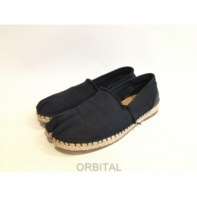 Maison Margiela マルジェラ　tabiエスパドリーユ　40 二子玉)Maison Margiela メゾンマルジェラ TABI COTTON ESPADRILLES