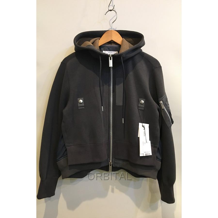 i*s様 sacai 25aw 完売品スウェット　4 黒　定価49500円 二子玉) sacai サカイ 25AW 極美品 SCW-231 スポンジスウェット