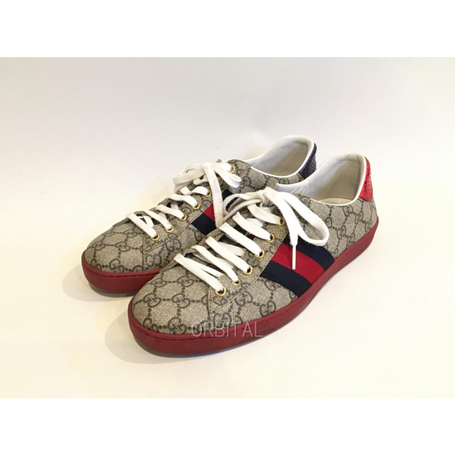 二子玉) GUCCI グッチ GGスプリーム エース スニーカー 429445 メンズ 