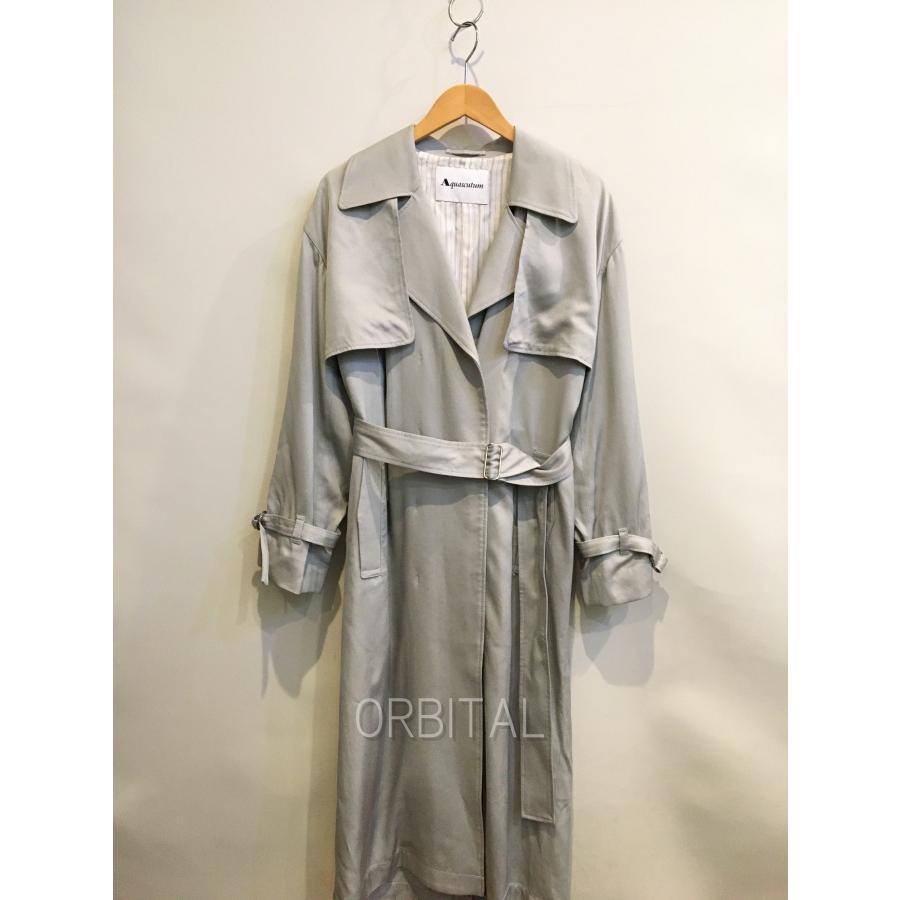 レディース アクアスキュータム Aquascutum ステンカラーコート 9号
