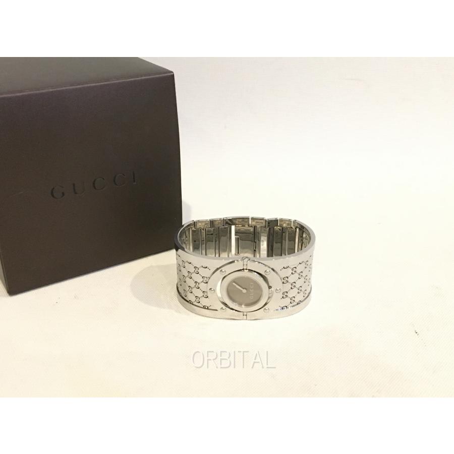 二子玉) GUCCI グッチ 極美品 トワールコレクション バングルウォッチ