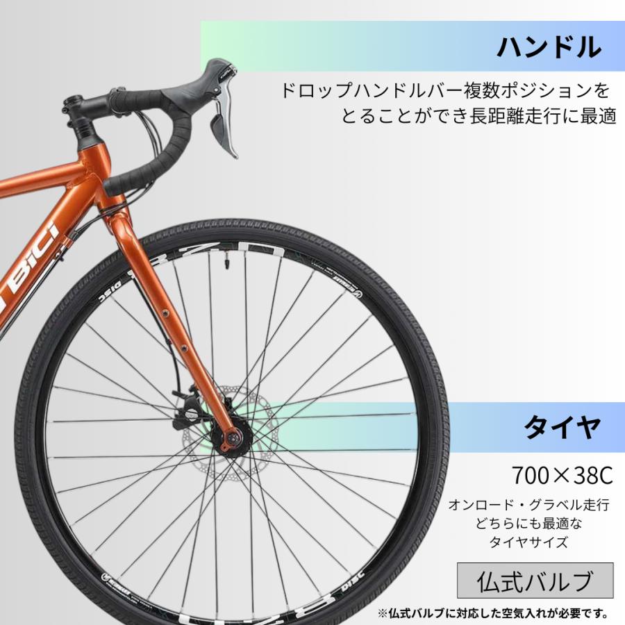 La Bici(ラビチ) GRAVEL(グラベル)700C グラベルロードバイク