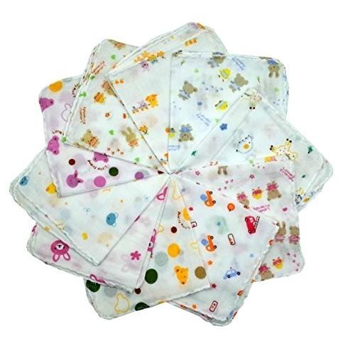 ガーゼ ハンカチ まとめ買い 綿 出産祝い 沐浴 安い 激安 プチプラ 高品質 枚 ベビー 授乳