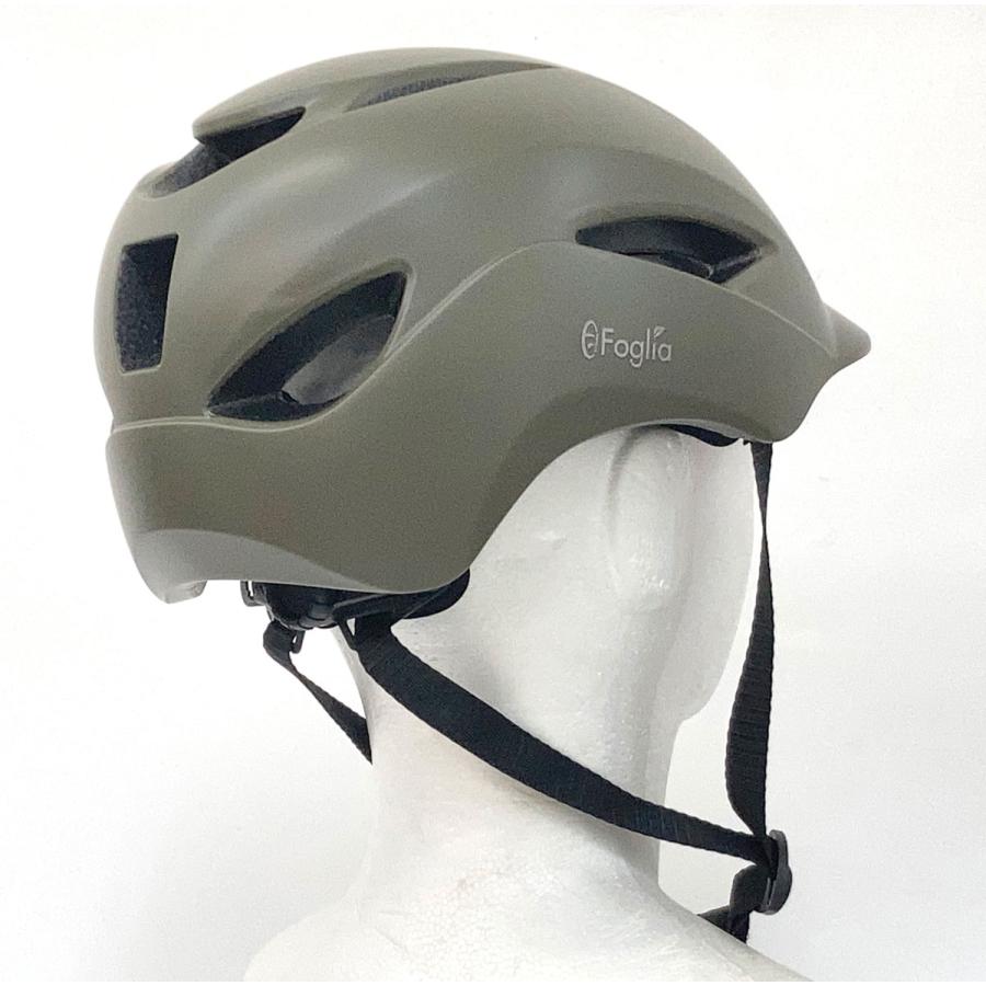 Foglia ヘルメット 長ツバ ブラック ブラウン アーバンヘルメット