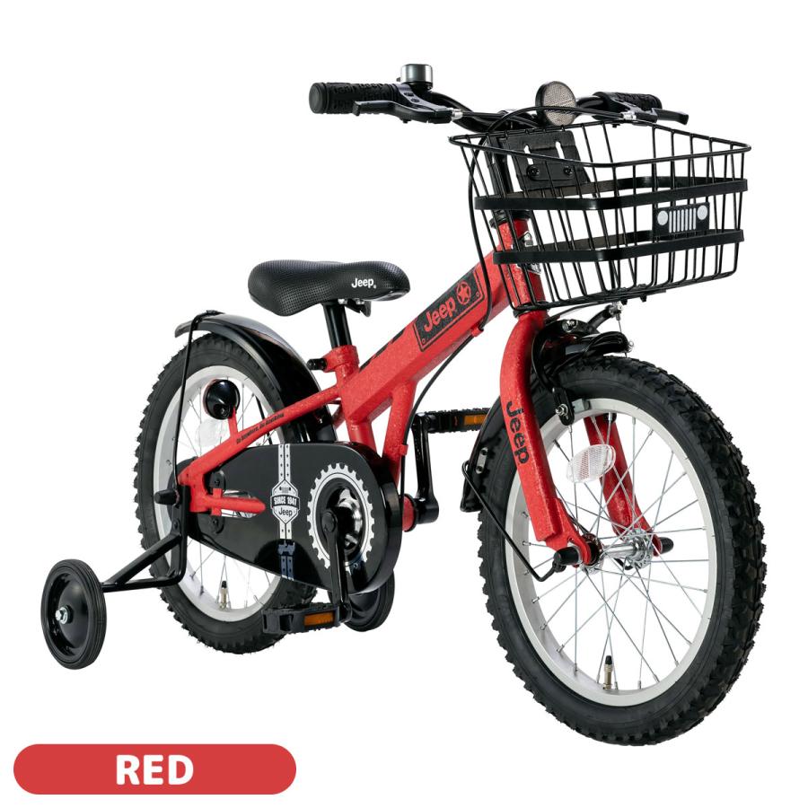 子供用自転車 16インチ JEEP 補助輪付きJE-16 Jeep（ジープ） スタンドプレゼント 子供用自転車 18インチ 16インチ
