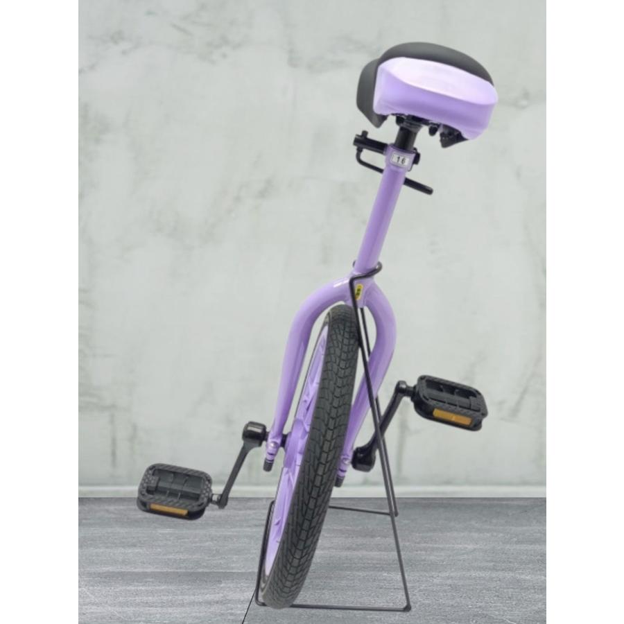 TOP 一輪車 子供 小学生 16インチ 18インチ ラベンダー パープル