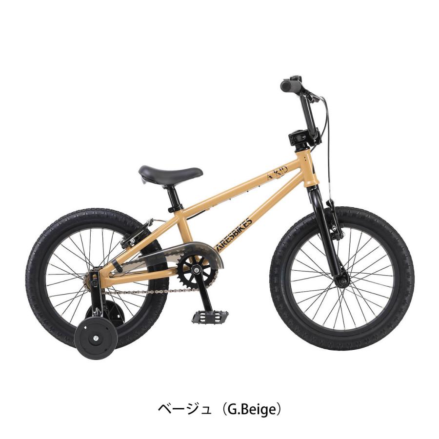 当店限定P5倍 5/12　アーレスバイク ARES BIKES A/KID Aキッド 2024 スポーツ 幼児自転車 子供 16インチ 3歳〜6歳 [24 A/KID 16]｜cyclespot-dendou｜07