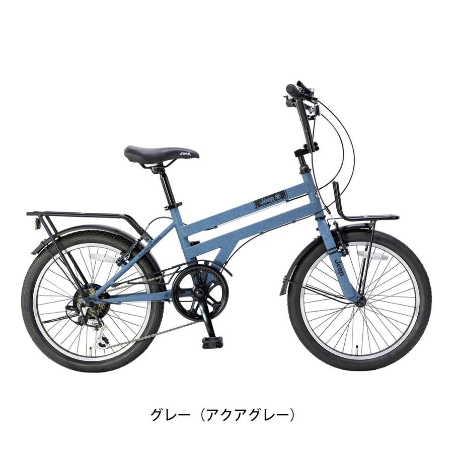 当店限定P5倍 5/26　ジープ JEEP JE-206MX ミニベロ 自転車  20インチ 6段変速 [24 JE-206MX]｜cyclespot-dendou｜04