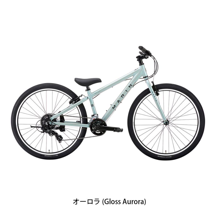 MARIN DONKY JR 24キッズサイクル ホワイト 前面バスケット付き MARIN（マリン） キッズ 子供用 自転車 スポーツ ドンキー 24インチ