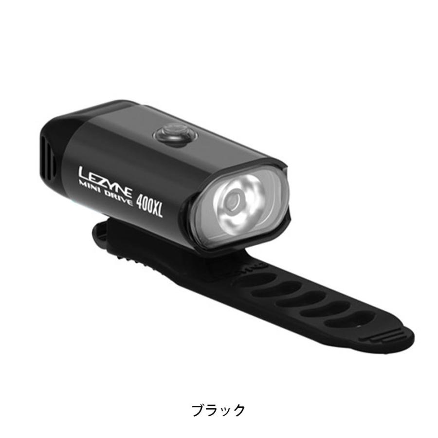 レザイン スポーツ自転車 フロントライト LEZYNE MINI DRIVE 400 ブラック 57-3502426002｜cyclespot-dendou｜02