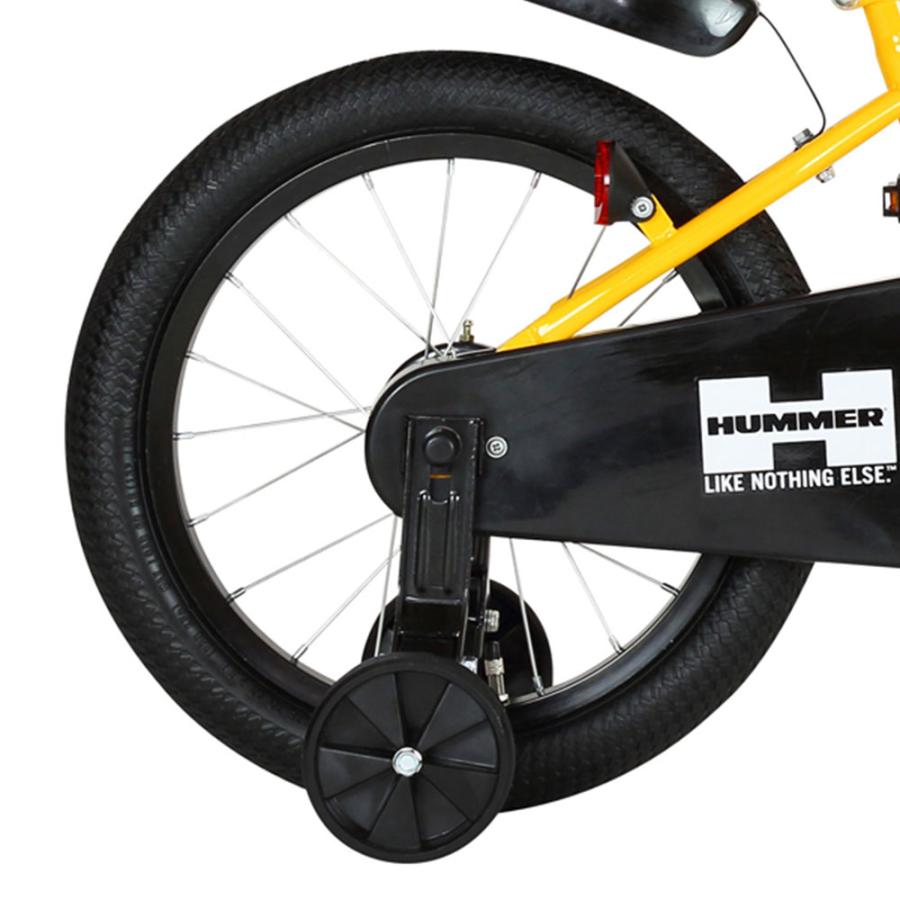【直接引き取り限定&配達も可】HUMMER キッズ自転車 ブラック 前カゴ 付き HUMMER（ハマー） ジック HUMMER GIC HUMMER KIDS16-OH キッズ16-OH