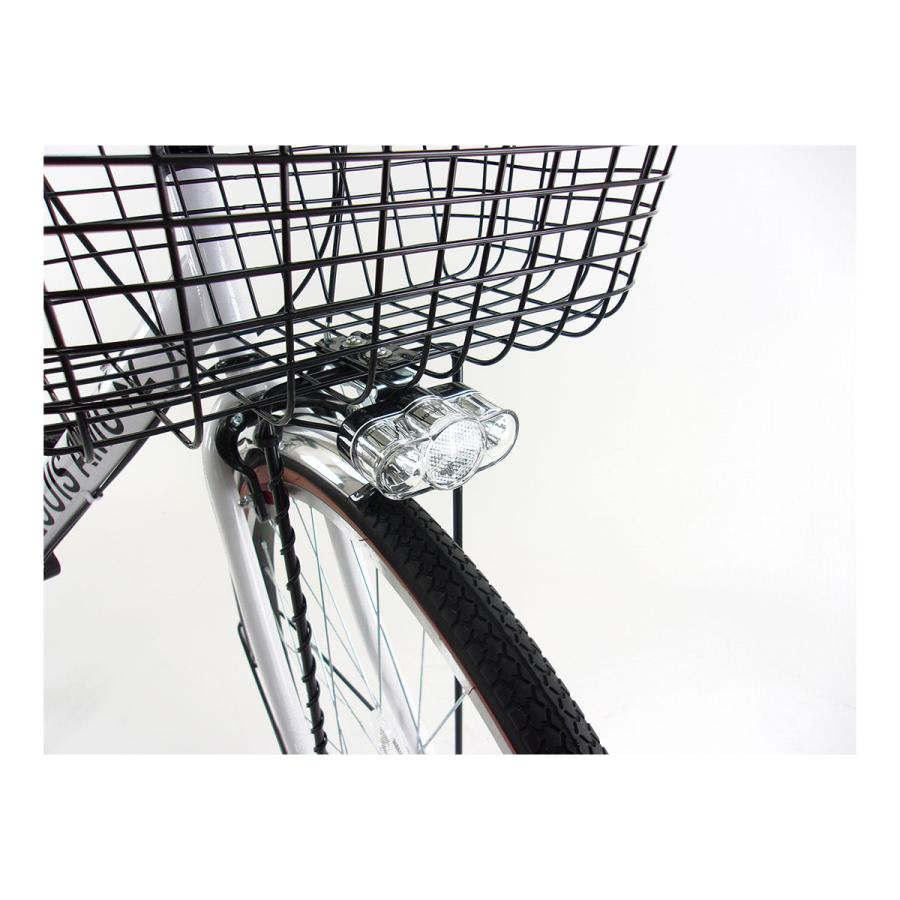 LOUIS AMU-Z アミューズブラックライン 27インチ 変速付き カゴ付き