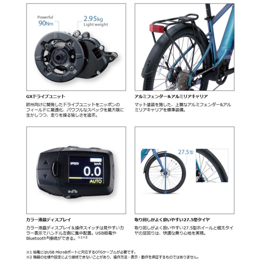 パナソニック Panasonic XEALT S5 ゼオルト 2023 Eバイク スポーツ電動アシスト自転車 13Ah 27.5インチ [BE-GS51x]｜cyclespot-dendou｜04