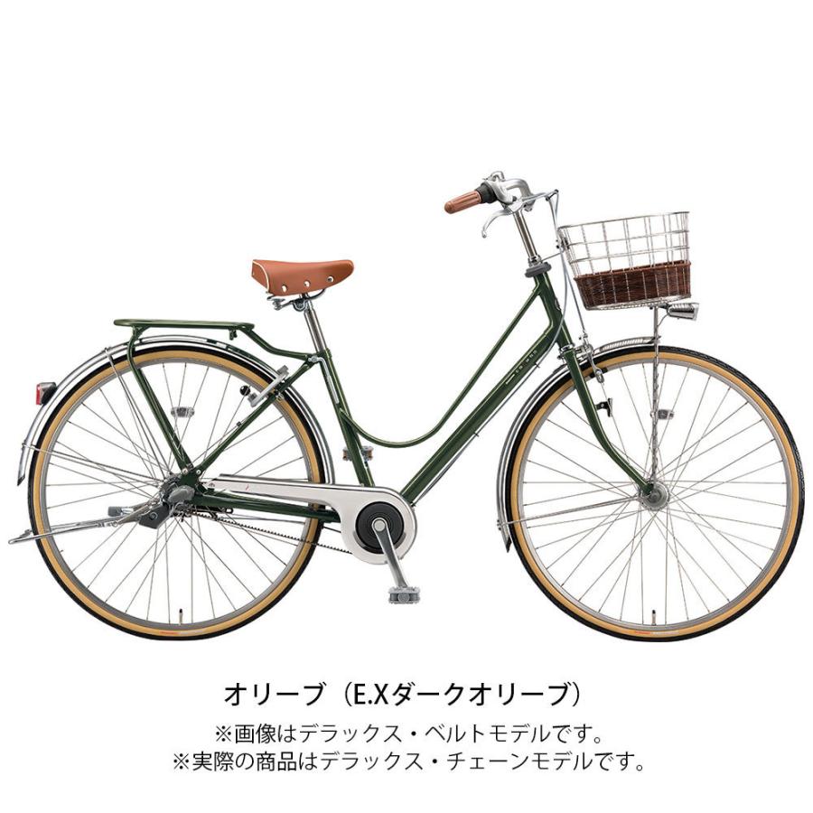 ママチャリ シティ 自転車 ブリヂストン カジュナDX(ベーシック)27 27インチ 2022 BRIDGESTONE 3段変速 [CB7T2]の画像