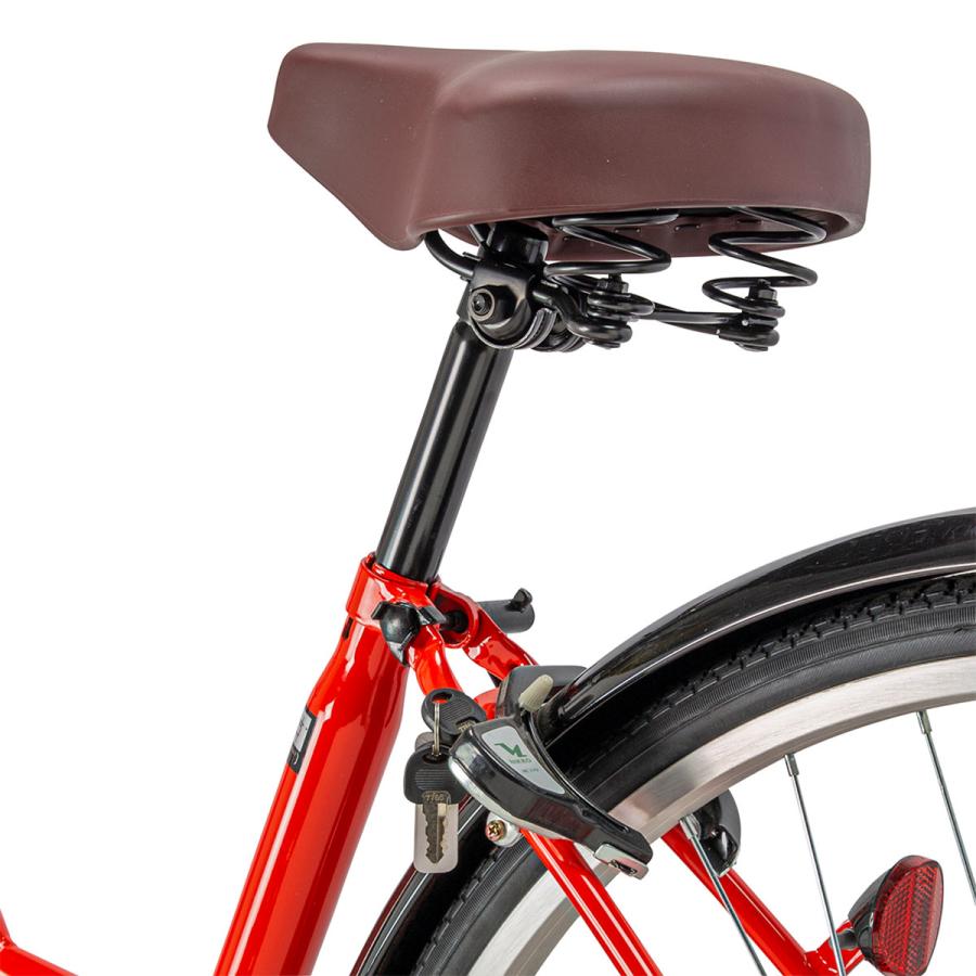 ママチャリ シティ 自転車 マンドリン サイクルスポット 27インチ 6段