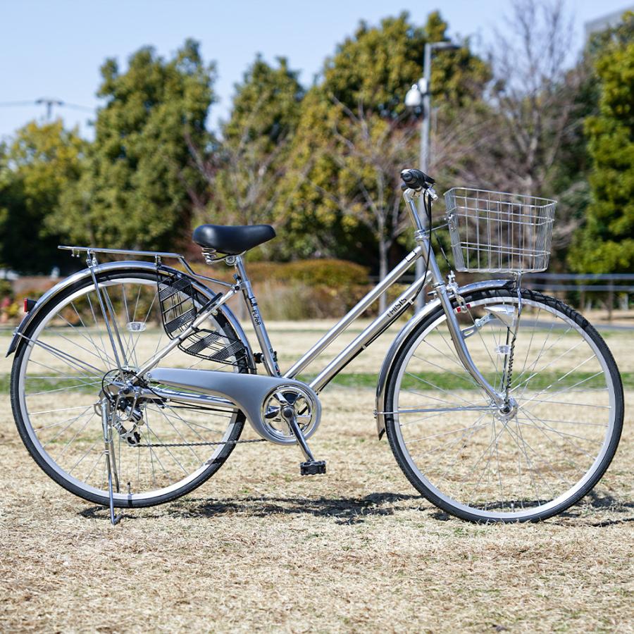 THISIS PL276 美品 シティサイクル 綺麗なグリーン