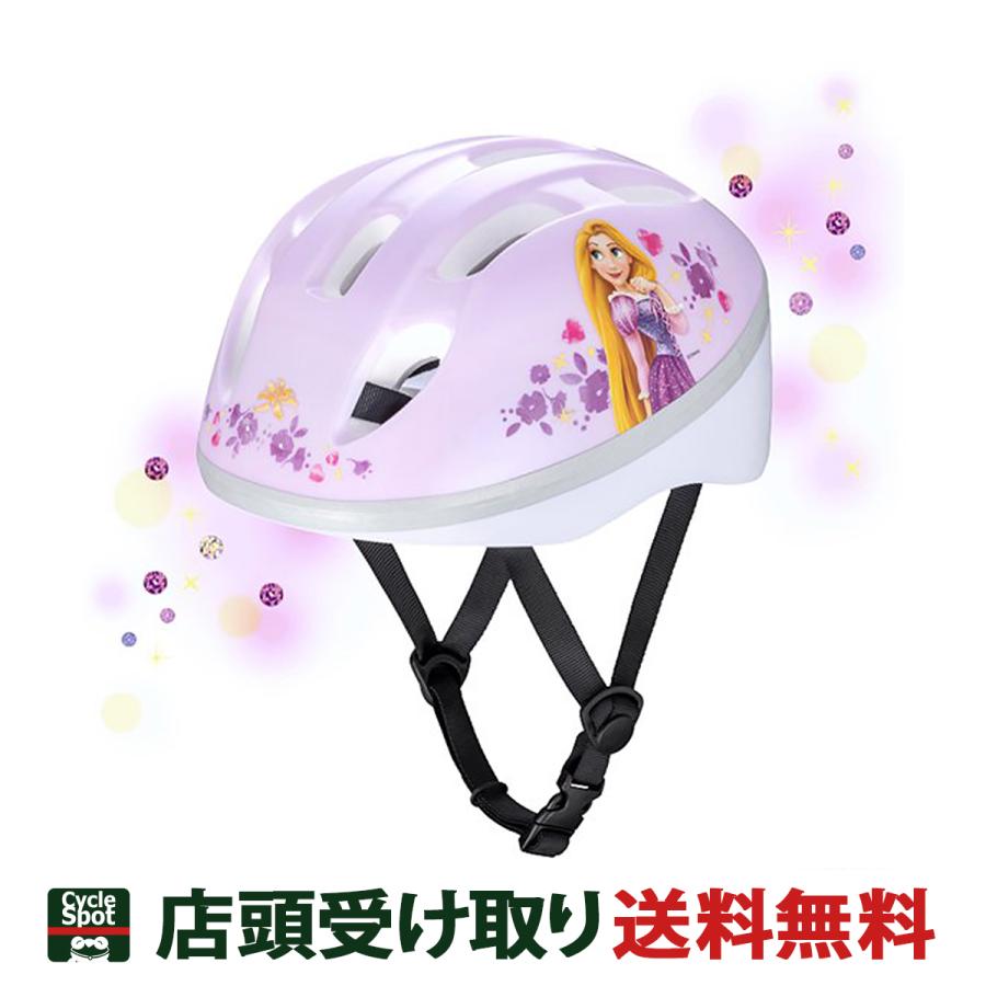 アイデス 自転車 子供用ヘルメット キッズヘルメットS  ディズニー ラプンツェル アイデス ides 53-57cm  Disney Helmet (ides)（Yahoo!・サイクルスポット総合館）