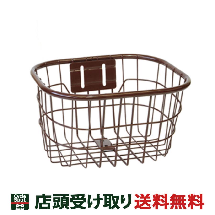 幼児 子供車用バスケット パルミー 激安超安値 自転車 前カゴ ブラウン 幼児用オシャレ丸型ワイヤーバスケット Gko 8131 Palmy