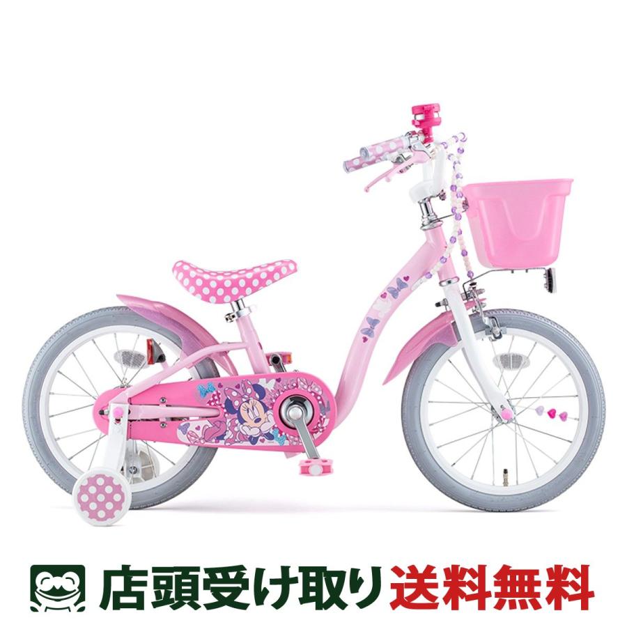 ides（アイデス） ミニーマウス ポルカドット S16 女の子用 幼児自転車