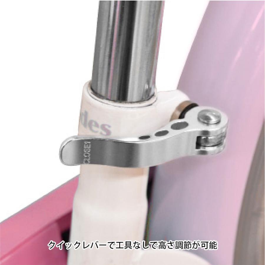 当店限定P10倍 11/5 アイデス 女の子用 幼児自転車 子供 ミニーマウス ポルカドット 18 アイデス ides 変速なし Minnie polka 18|cyclespot-dendou|06
