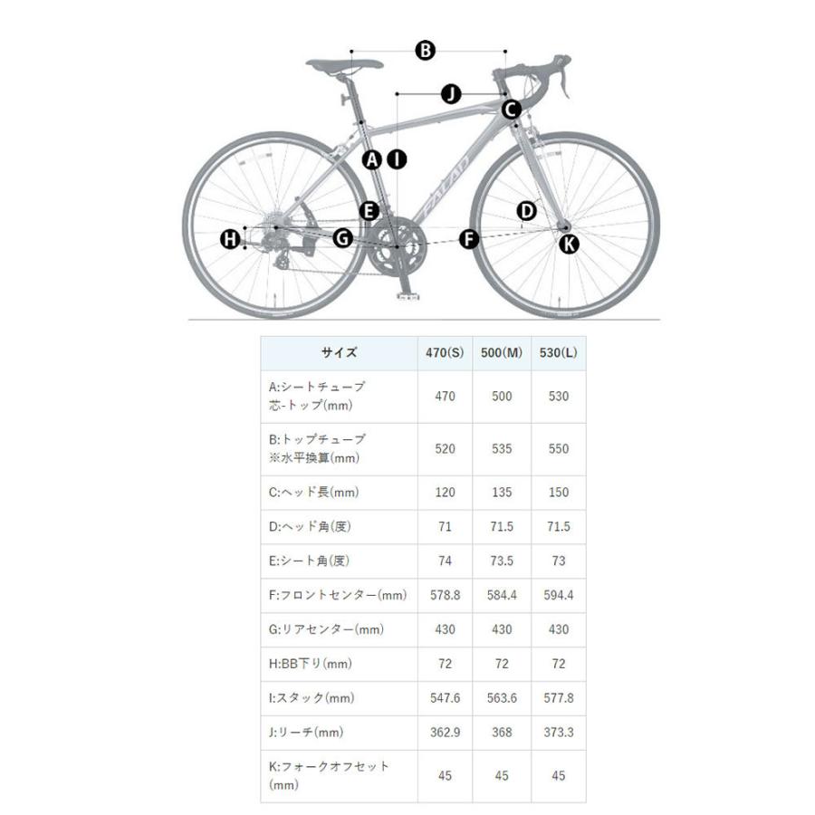 当店限定P5倍 5/26　ネスト NESTO KING GAVEL キング ガベル ロードバイク スポーツ自転車 700C 11段変速 [NE-21-006]｜cyclespot-dendou｜03