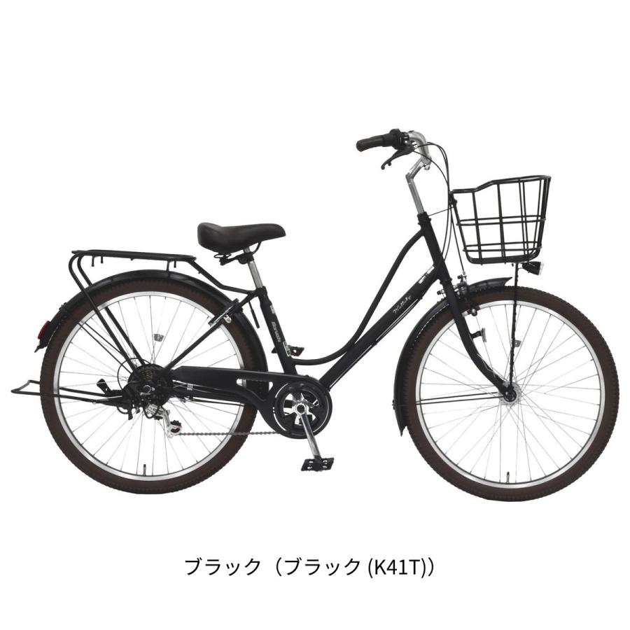 ママチャリ シティ 自転車 丸石サイクル 26インチ マルイシ maruishi ワラビー266 6段変速 [WBFTP266R]_3
