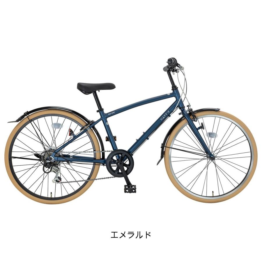 キッズ 子供用 自転車 サイクルスポット Norway ナルビクJR24 βセット ノルウェイ ナルビクジュニア24 6段変速 [webc113-241110]の画像