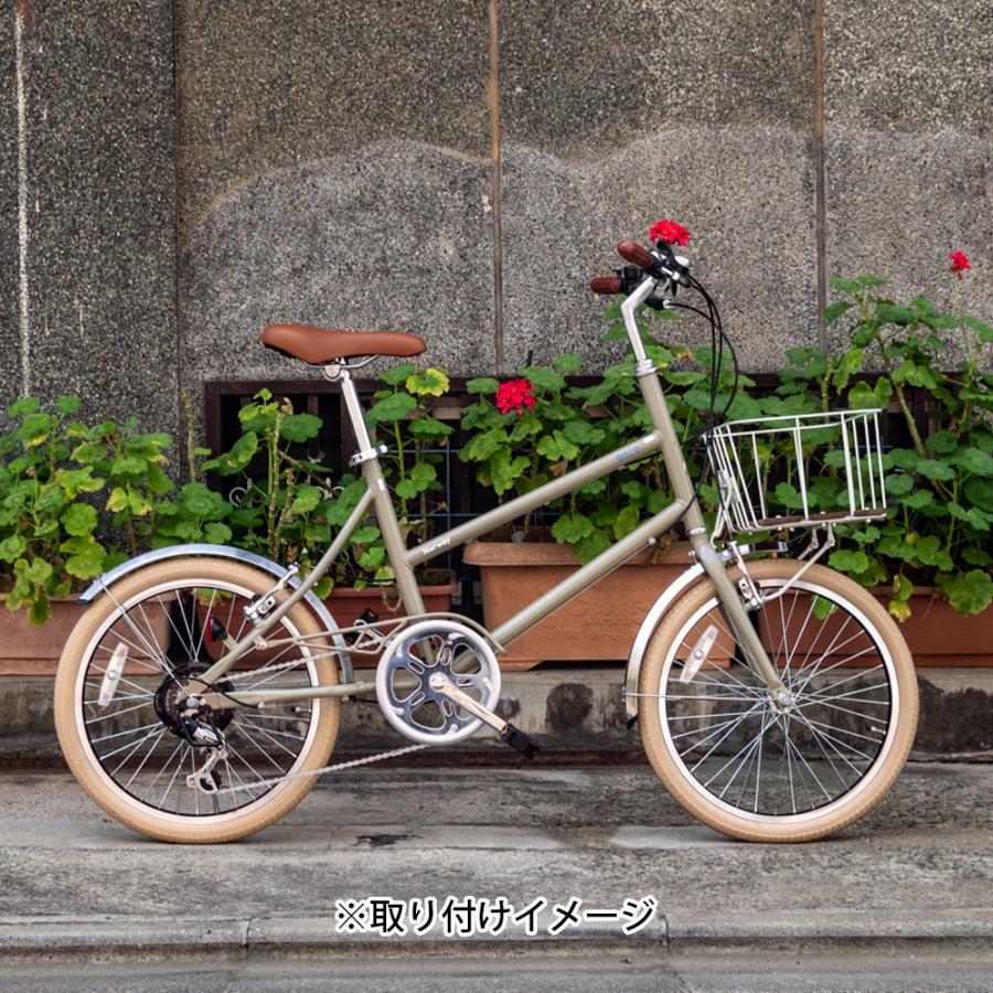 自転車 前カゴ 昭和インダストリーズ ウッドワイヤーラック 深型（V 