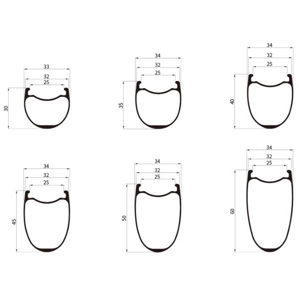 8LIEN エイリアン L6W Disc Carbon Wheelset (25MM Inner) ディスクブレーキ カーボンホイールセット KL4(Colorful) |  | 06