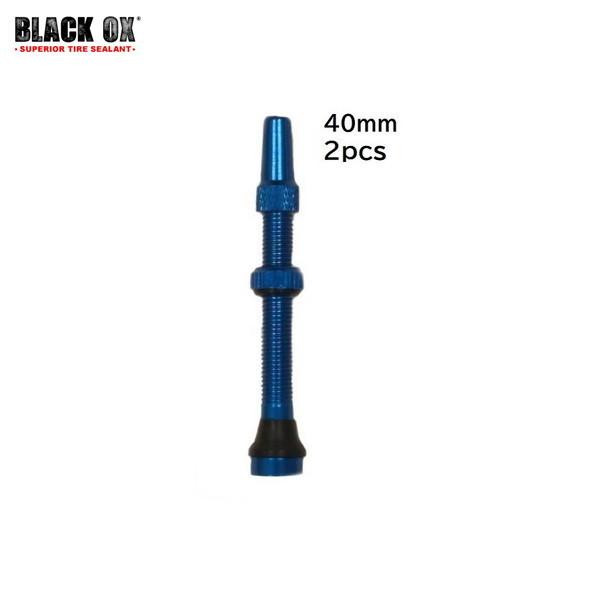 Black OX ブラックオックス TL Valve 40mm Blue  チューブレスバルブ｜cyclick