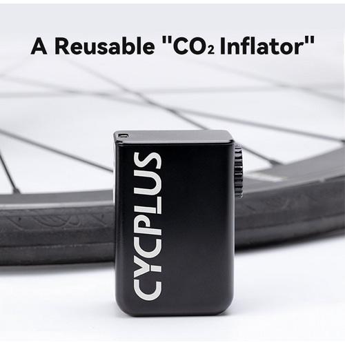 CYCPLUS TINYPUMP CUBE AS2PRO ブラック 空気圧計付き MAX120Psi