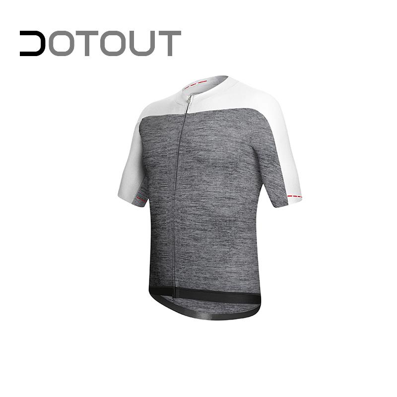 DOTOUT/ドットアウト スキン ジャージー ダーク グレー-ホワイト ジャージ